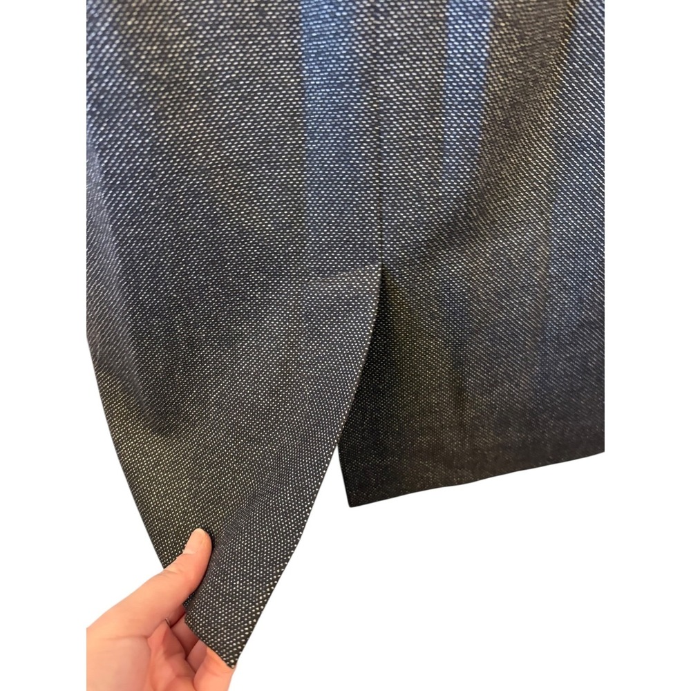 MaxMara Wool Silk Blend Ruched Hip Tweed Long Sleeve Career Dress - 2 - Picture 7 of 10